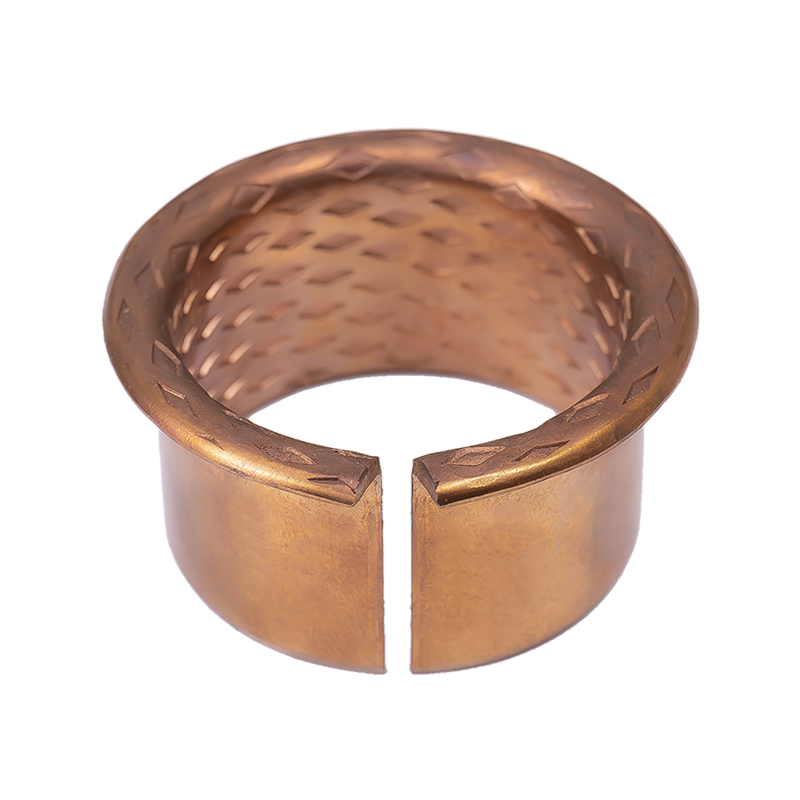 HZ090F Elmas şeklindeki yağ oluğu flanşlı bronz burç